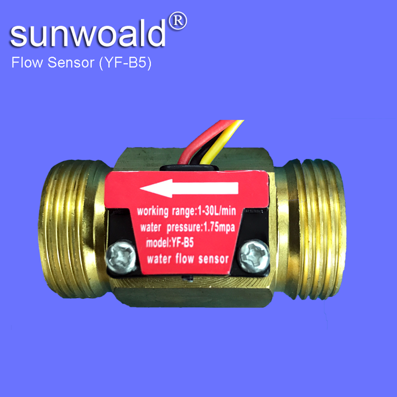 G3/4" male-male brass flow sensor YF-B5