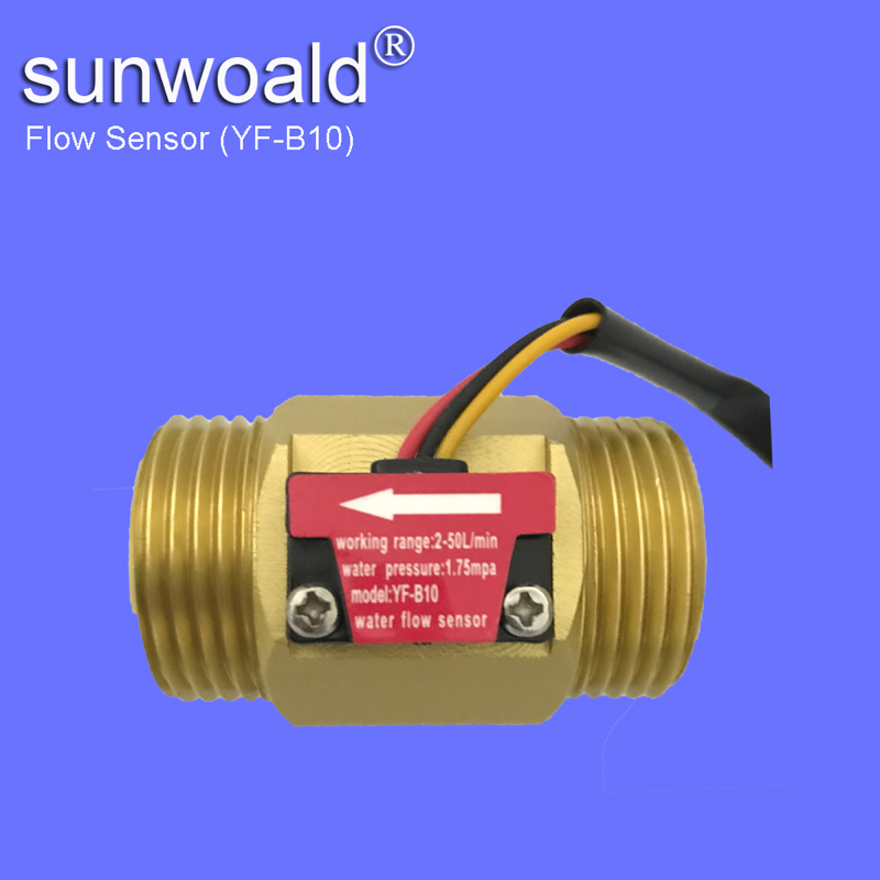 G1" Male-male brass flow sensor YF-B10
